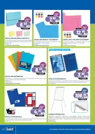 Volantino Buffetti Pagina 24: Tavoletta portablocco €3,85, Cartelline semplici "Colorissimi" €7,80
