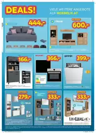 Möbelix Prospekt Seite 3: BUFFET, Anthrazit/Hellgrau €166,00, HERDSET SHARP „K-62D19IM0-EU“ €366,00