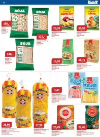 Kubík potraviny leták Strana 15: Čočka lagris červená půlená €27,49, Rýže lagris kulatozrná gulatozrná €23,49