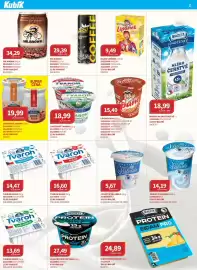 Kubík potraviny leták Strana 2: Tvaroh milko odtučněný €13,69, Madeta high protein eidam pro €24,89