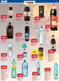 Kubík potraviny leták Strana 22: Rc cola €21,99, Korunní ochucená €12,89
