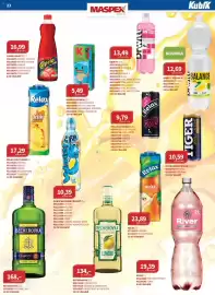 Kubík potraviny leták Strana 23: Caprio aronia-jahoda €16,99, Kubík Pokémon €5,49