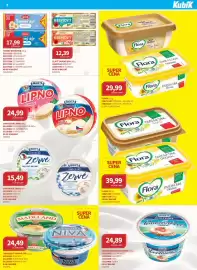 Kubík potraviny leták Strana 3: Flora omega 3&6 original €29,99, Brick tavený sýr přírodní €17,99