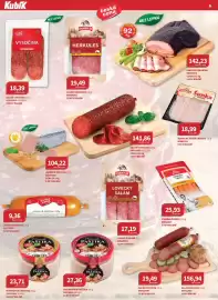 Kubík potraviny leták Strana 6: Vysočina salám €18,39, Mistrovská paštika jemná €23,71