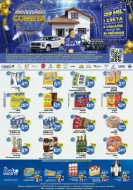 Encarte Cometa Supermercados semana 40 Página 1: Chantilly président €23,49, Vinho chilano €29,99