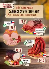 Maso Třebovle leták Strana 2: NA NAŠICH PRODEJNÁCH OPĚT ZAČÍNÁ PRODEJ ZABIJAČKOVÝCH SPECIALIT: jaternice, jelita, tlačenky a