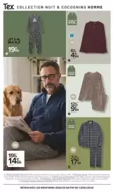 Catalogue Carrefour | SPECIAL NUIT ET COCOONING page 10: Tex Le pyjama €9,99, Tex T-shirt €4,99