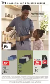 Catalogue Carrefour | SPECIAL NUIT ET COCOONING page 11: Tex Boxers €8,99, Lotto Socks €6,82