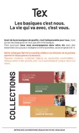 Catalogue Carrefour | SPECIAL NUIT ET COCOONING page 2: Tex Les basiques c'est nous. La vie qui va avec, c'est vous. Avoir