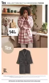 Catalogue Carrefour | SPECIAL NUIT ET COCOONING page 5: Tex Robe de chambre €9,99, La veste €14,99