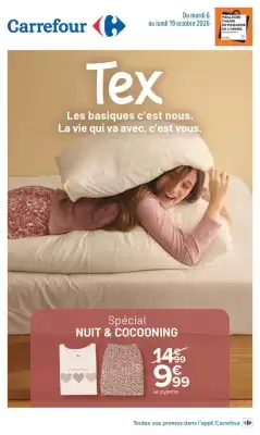 Carrefour | SPECIAL NUIT ET COCOONING (valable jusqu'au 19-10)