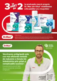 Catalog Dr.Max Pagină 2: 3 la PRET de 2 la produsele marcă proprie Dr. Max din Kitul* mobilitatea articulațiilor şi a