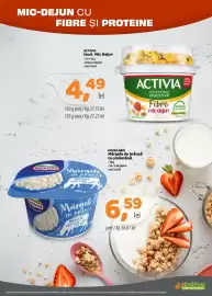 Catalog La Doi Pasi Pagină 3: MIC-DEJUN CU FIBRE ŞI PROTEINE ACTIVIA laurt Mic Dejun •163/165 g ⚫ diverse sortimente • preţ