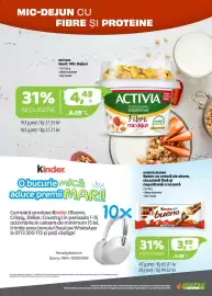 Catalog La Doi Pasi | Extra Pagină 3: Activia fibre mic dejun €4,49, Kinder bueno €3,69