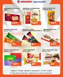 Catalog Unicarm Pagină 4: Rom baton cu crema cafea&proteine/rom&proteine €6,15, Roshen ciocolata €1,65