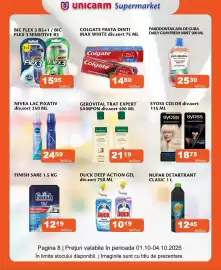 Catalog Unicarm Pagină 8: Parodontax daily gum fresh mint €25,30, Colgate pasta dinti max white €14,80
