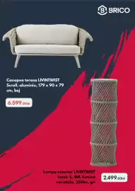 Catalog Brico Depôt Pagină 5: Canapea terasa LIVINTWIST Scroll, aluminiu, 179 x 90 x 79 cm, bej 6.599,00lei Lampa exterior