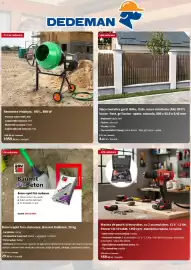Catalog Dedeman Pagină 5: - 272 lei reducere DEDEMAN 14% reducere Betoniera Hobbyst, 180 L, 800 W • Putere motor (W): 800