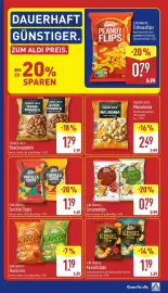 Aldi Nord Prospekt woche 40 Seite 2: Sun Snacks Erdnussflips €0,79, Trader Joe's Macadamia €2,49