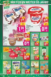 Marktkauf Prospekt woche 41 Seite 8: Müller Joghurt mit der Ecke €0,39, EDEKA Herzstücke Schinken €1,79