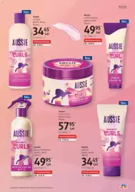 Catalog DM Pagină 15: Aussie shampoo pentru bucle €34,45, Aussie cremă leave-in pentru bucle €49,95