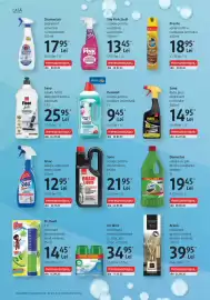 Catalog DM Pagină 20: Denkmit soluție pentru curățare universală €9,45, Smac soluție anticalcar pentru baie €12,95