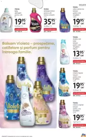 Catalog DM Pagină 21: Violeta intense lagoon €19,95, Violeta double care baby balsam pentru rufe €13,95