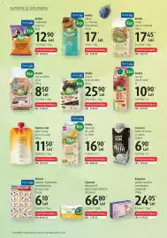 Catalog DM Pagină 8: DmBio băutură de ovăz cu fistic €16,90, DmBio mix semințe de in €8,50