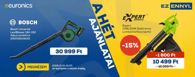 Euronics akciós újság hét 40 Oldal 2