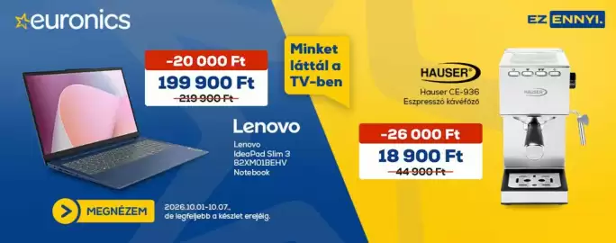 Euronics akciós újság hét 40 Oldal 5