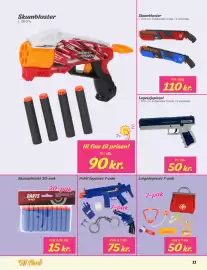 Hi five tilbudsavis uge 40 Side 11: Legetøjspistol €50,00, Skumpilesæt 20-pak €15,00