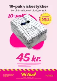 Hi five tilbudsavis uge 40 Side 12: 10-pak viskestykker €45,00