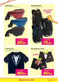 Hi five tilbudsavis uge 40 Side 6: Vandrerygsæk €75,00, T-shirt herre €40,00