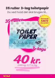 Hi five tilbudsavis uge 40 Side 9: 35 ruller 3-lag toiletpapir €40,00