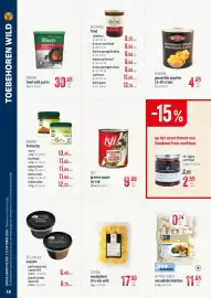 Horeca totaal folder Pagina 18: Amandalkroketten €11,65, Isfi groene peper €9,99