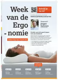 Sleepworld folder Pagina 5: m , - Week van de Ergo nomie iedere dag van 17u tot 19u Schrijf je nu in! via de QR-code