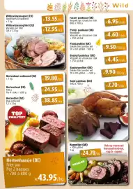Aronde folder Pagina 3: Wildzwijnenragout €13,55, Hertenbout ontbeend €19,80