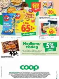 Coop reklamblad vecka 41 Sida 12: Coop färsk pasta €49,00, Felix små delikatessköttbullar €45,00