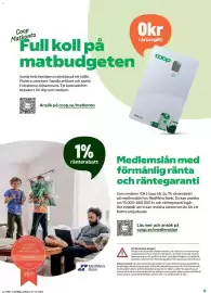 Coop reklamblad vecka 41 Sida 9: Coop Matkonto "Full koll på matbudgeten Samla hela familjens matinköp på ett ställe