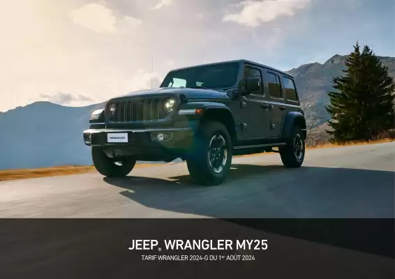 Catalogue Jeep (valable jusqu'au 31-10)