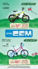 Folheto Lojas Cem Página 12: Bicicleta track dino €598,00, Bicicleta colli nova aurora €678,00
