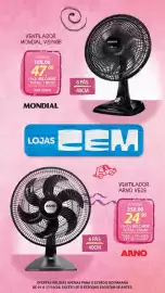Folheto Lojas Cem Página 122: Ventilador arno ve2e €258,00