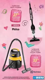 Folheto Lojas Cem Página 126: Aspirador philco pas1600p €288,00, Aspirador electrolux acqua power €348,00