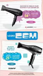 Folheto Lojas Cem Página 131: Secador de cabelos taiff easy €268,00