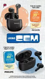 Folheto Lojas Cem Página 14: Fone de ouvido aiwa eb05 €158,00, Fone de ouvido philips tat1109 €178,00