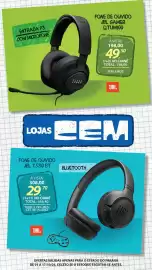 Folheto Lojas Cem Página 17: Fone de ouvido jbl t530 bt €308,00, Fone de ouvido jbl gamer qtum100 €198,00