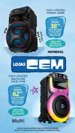 Folheto Lojas Cem Página 23: 600w rms bluetooth €648,00, 300w rms bluetooth €398,00