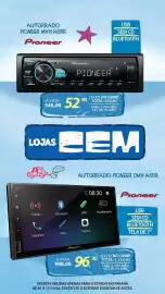 Folheto Lojas Cem Página 29: Pioneer tela de 7" €998,00, Autorrádio pioneer mvh 145br €548,00