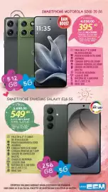 Folheto Lojas Cem Página 36: Smartphone motorola edge 70 5g €4.098,00, Smartphone samsung s26 256 gb 5g €5.698,00
