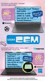 Folheto Lojas Cem Página 39: Processador Intel Celeron Dual Core €2.798,00